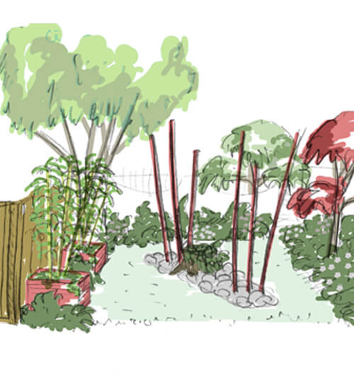 Aménagement jardin pavillonnaire