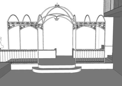 3D pergola