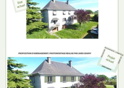 Garden staging virtuel