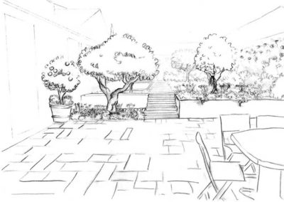 projet d'aménagement terrasse