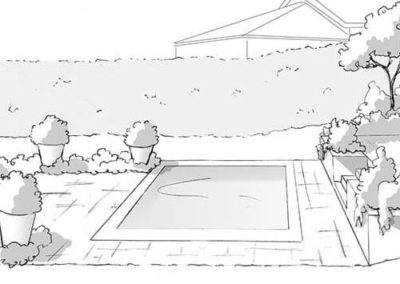 Jardin P : un jardin pour une nouvelle construction