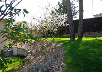Aménagement du jardin M.